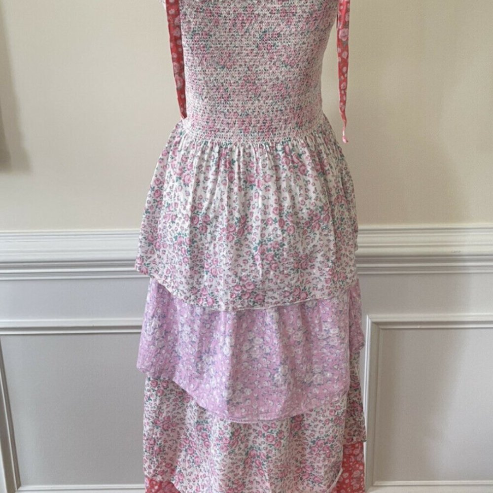 LoveShackFancy Caressa Tiered Ruffle Maxi Dress - Picture 3 of 5